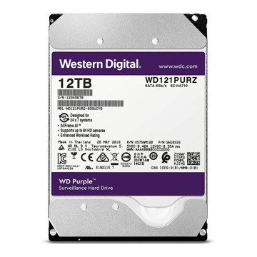 Western Digital Purple WD121PURZ Internal Hard Disk 12TB-FRONT