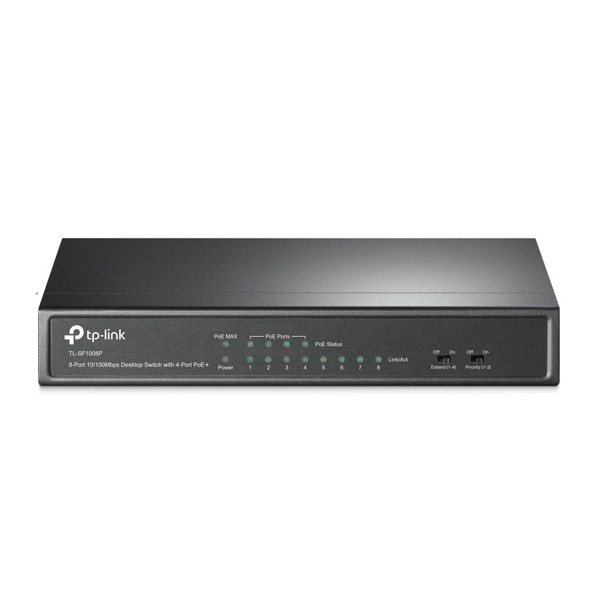 سوییچ 8 پورت غیر مدیریتی تی پی لینک مدل TL SF 1008P